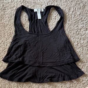 Ambiance Charcoal Double-Layer Tank Top